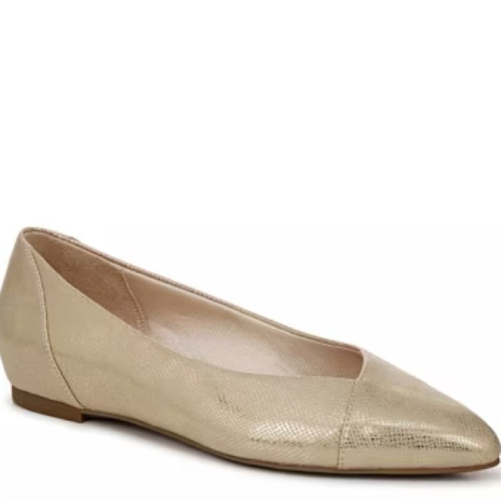 Life Stride Promise Flat Gold Metallic 7M